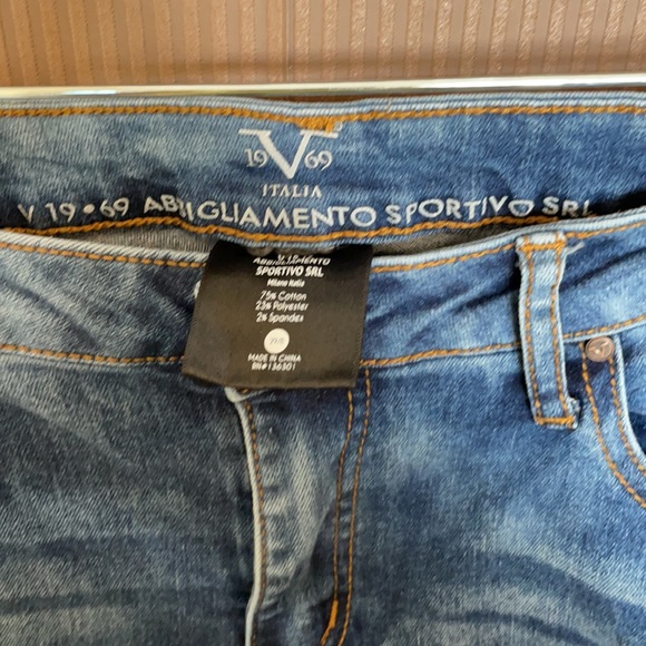 Versace V 1969 Italia blue distressed jean size 29 - Picture 3 of 6